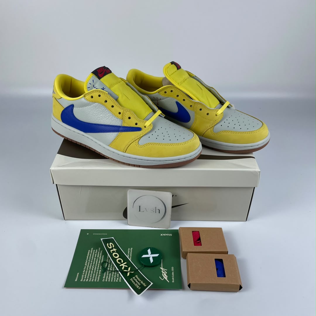 Nike Air Jordan 1 Low Sneaker Canary